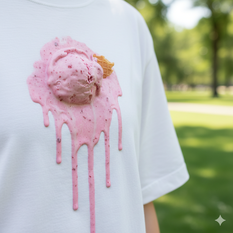 Una mancha difícil, pero no imposible. Fuente: IA Gemini.