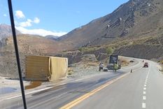 El accidente de tránsito se produjo entre Polvaredas y Punta de Vacas.