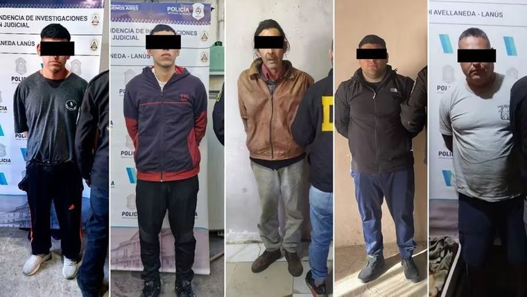 La Policía detuvo al joven y sus cuatro cómplices