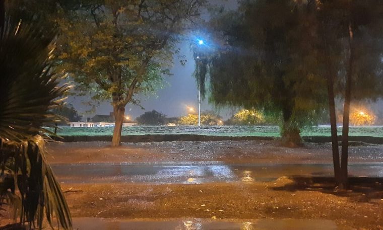 La lluvia se largó cerca de la medianoche