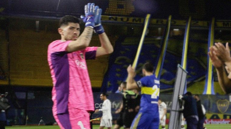 Agustín Rossi, arquero de Boca. Foto: Boca Juniors