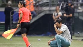 Abel Ferreira, el entrenador de Palmeiras, es repudiado en Brasil y River Plate podría sacar partida de esa situación. Foto: EFE Abel Ferreira, el entrenador de Palmeiras, es repudiado en Brasil y River Plate podría sacar partida de esa situación. Foto: EFE