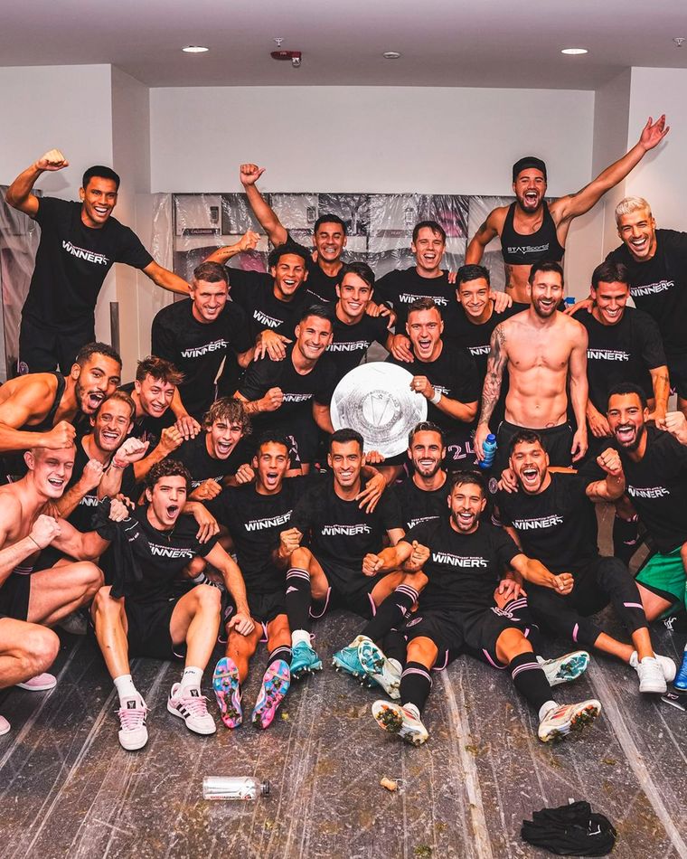 El Inter Miami de Messi ganó la Supporters’ Shield. Foto: Inter Miami