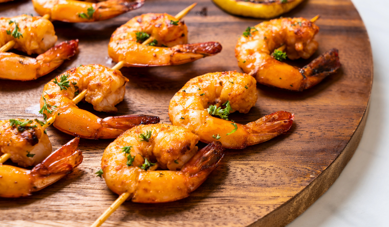 Receta de camarones a la parrilla Receta de camarones a la parrilla