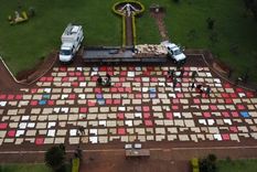 Los gendarmes se enfrentaron a tiros con un segundo vehículo que custodiaba al camión.  Foto: Gendarmería Nacional