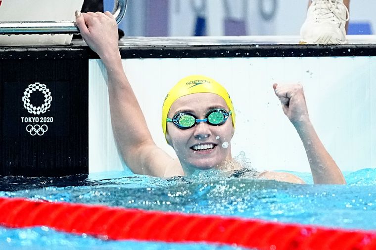 Titmus sigue haciendo historia en Tokio 2020 Foto: DPA