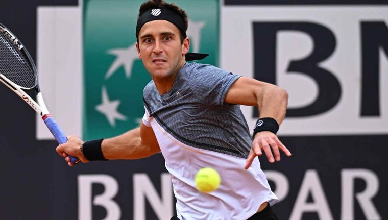 El tenista argentino está en la final del ATP 250 de Lyon. Foto: ATP Tour