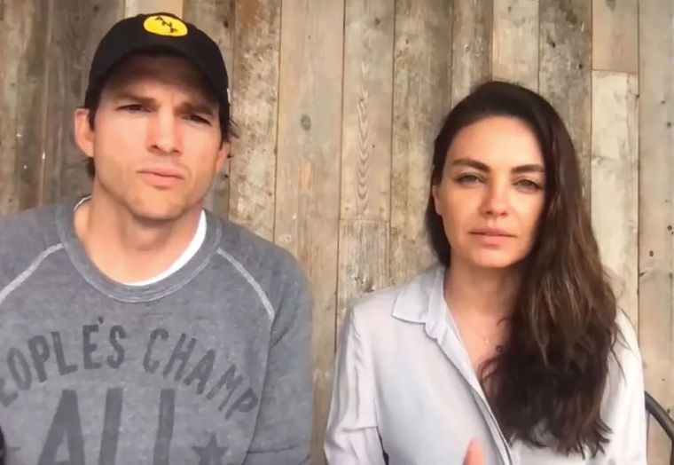 Ashton Kutcher y Mila Kunis se retractan y se ponen del lado de las víctimas Foto: Ashton Kutcher / Instagram