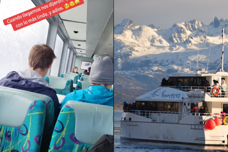 CATAMARÁN Pasajeros grabaron su experiencia a bordo de la embarcación Foto: TikTok @alpinaslp / Instagram