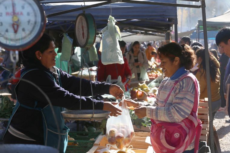En Ugarteche se vende de todo y cada vez hay más público. Foto: Maximiliano Ríos/MDZ