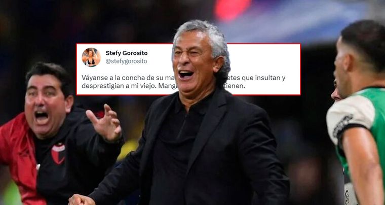 La hija de Pipo Gorosito, Stefy, apuntó contra los que criticaban al entrenador de Colón y se burló de Boca