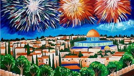 Obra de Heba Zagout, artista fallecida en Gaza. Foto: /www.instagram.com/p/CxyMSR2oZLm/?hl=es