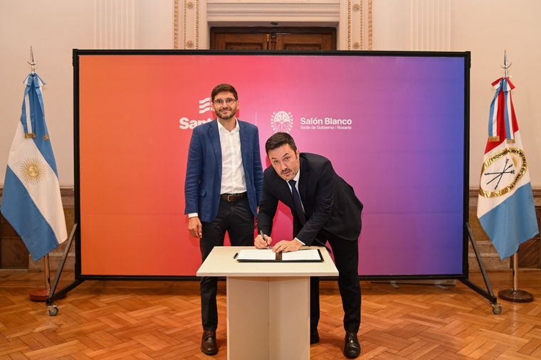 El mendocino Luis Petri junto a Maximiliano Pullaro Foto: Argentina.gob.ar