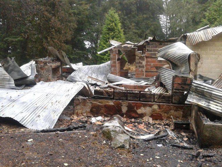 Los destrozos en la zona donde residen los mapuches han sido considerables.