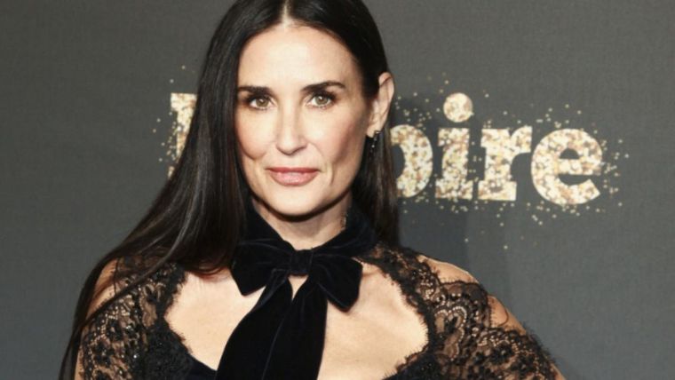 Demi Moore es versátil y flexible, no se encasilla, ni en la vida ni en la moda. Foto: 20minutos