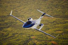 El avión Honda Jet, la aeronave elegida por Adorni para viajar a Uruguay para descansar. El avión Honda Jet, la aeronave elegida por Adorni para viajar a Uruguay para descansar.