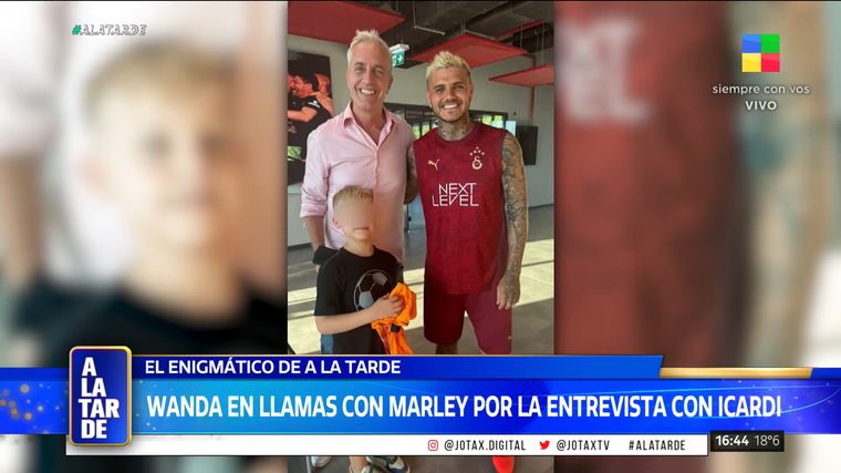 Wanda Nara furiosa con Marley. Foto: captura de video/ América TV. Wanda Nara furiosa con Marley. Foto: captura de video/ América TV.