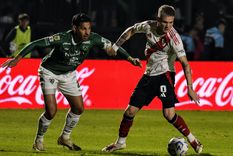 Insaurralde convirtió y Mastantuono asistió en el 1-1 en Junín. Foto: Fotobaires Insaurralde convirtió y Mastantuono asistió en el 1-1 en Junín. Foto: Fotobaires