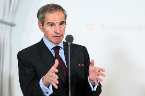 El argentino Rafael Grossi se desempeña como director general del Organismo Internacional de Energía Atómica (OIEA) desde 2019. El argentino Rafael Grossi se desempeña como director general del Organismo Internacional de Energía Atómica (OIEA) desde 2019.