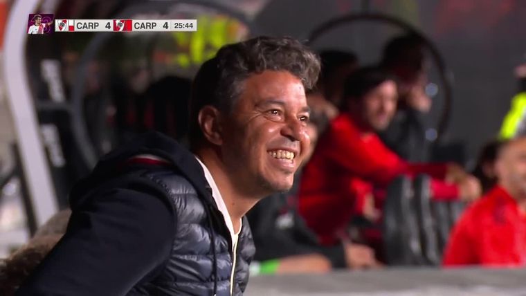 Gallardo iba a jugar en la despedida de Ponzio, pero finalmente estuvo como DT.