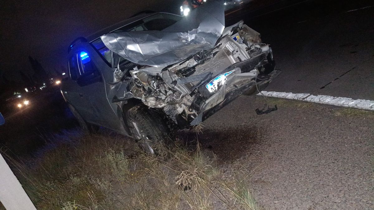 Accidente con vuelco en Luján: dos vehículos involucrados y un hombre hospitalizado