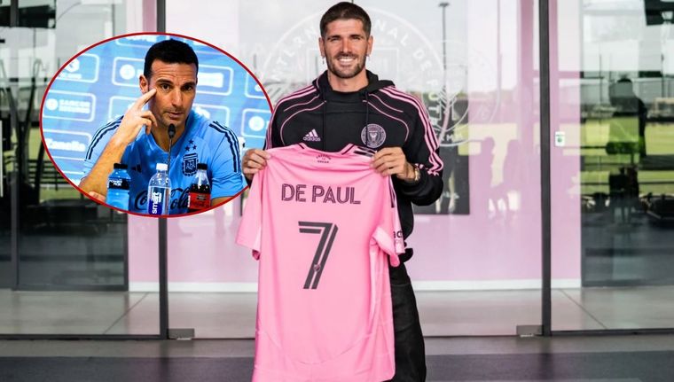 Rodrigo De Paul reveló qué le dijo Scaloni antes de firmar con Inter Miami.&nbsp;