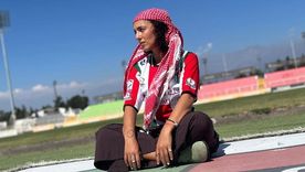 Macarena Chahuán en el estadio del Club Deportivo Palestino, en Santiago.