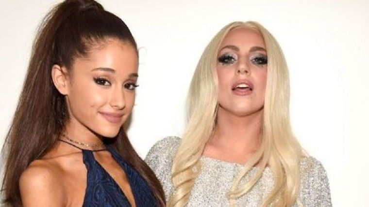 Ariana Grande y Lady Gaga Foto: Archivo