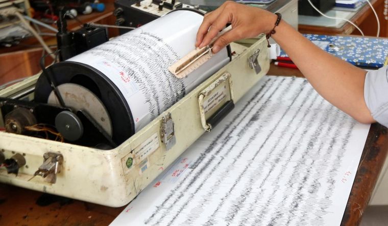 Sismógrafo El sismo no ha dejado mayores daños en Japón. Foto: Efe.