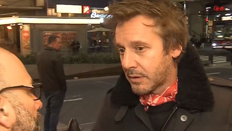 El actor dio una nota para Intrusos. El actor dio una nota para Intrusos.