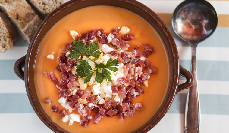 El toque fresco del verano: salmorejo cordobés casero Foto: Shutterstock