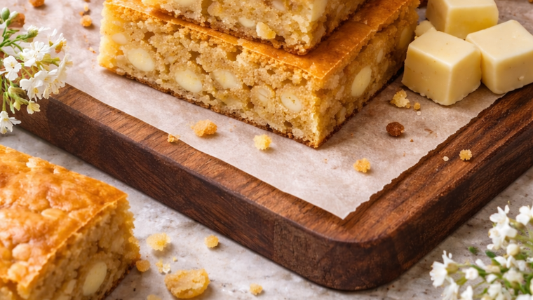 Algunos chefs gourmet reinventan la receta de brownie de chocolate blanco agregando limón o coco para un toque diferente. Algunos chefs gourmet reinventan la receta de brownie de chocolate blanco agregando limón o coco para un toque diferente.