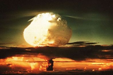 MDZol | Las pruebas nucleares sobre la superficie terrestre en la década de 1950 cambiaron la composición de la atmósfera. Foto: Getty Images