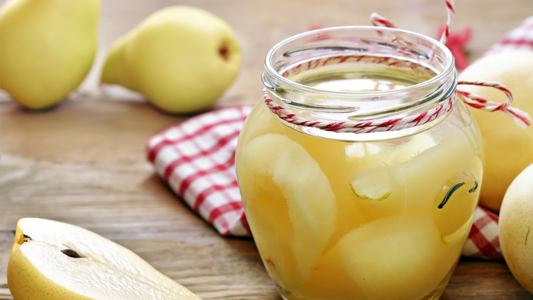 Esta receta de peras en almíbar es ideal para conservar fruta Esta receta de peras en almíbar es ideal para conservar fruta