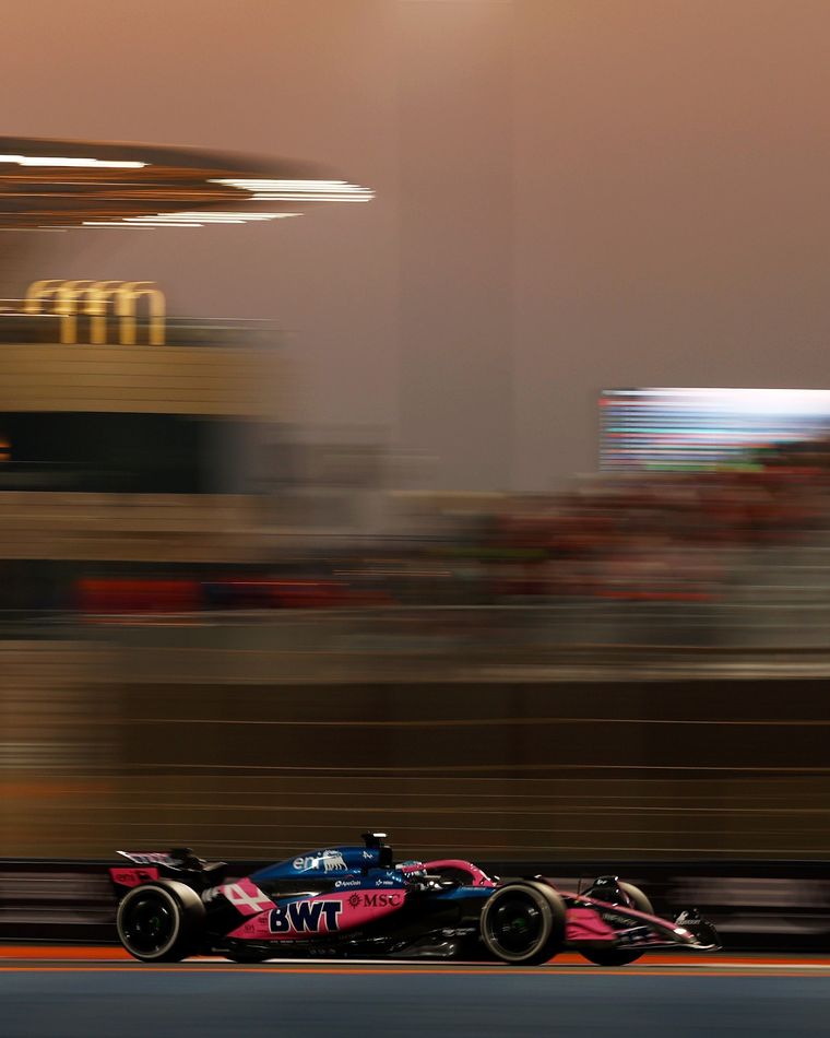 Franco Colapinto quedó eliminado en la Q1 y largará desde el puesto 20° en el Gran Premio de Qatar. Foto: @AlpineF1Team