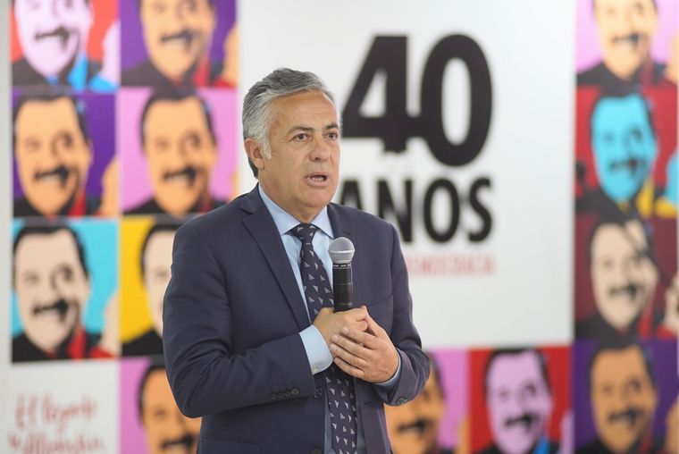 Alfredo Cornejo define detalles de su gabinete Foto: Prensa Cornejo