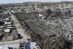 La pericia determinó que el incendio se originó afuera del predio Foto: MDZ La pericia determinó que el incendio se originó afuera del predio Foto: MDZ