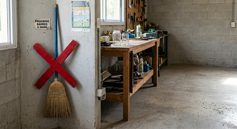 Adiós a la escoba. Fuente: IA Gemini.