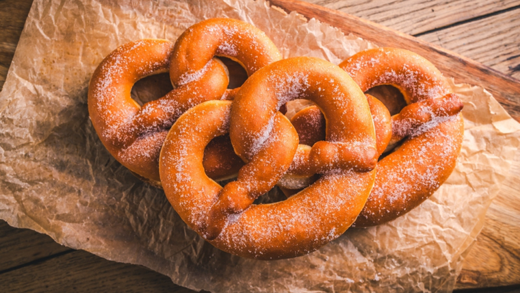 Golpe dulce: receta de pretzel dulce para preparar en casa.