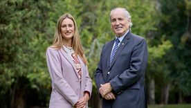 Farrando y Estrella, los integrantes de la fórmula para el rectorado. Farrando y Estrella, los integrantes de la fórmula para el rectorado.