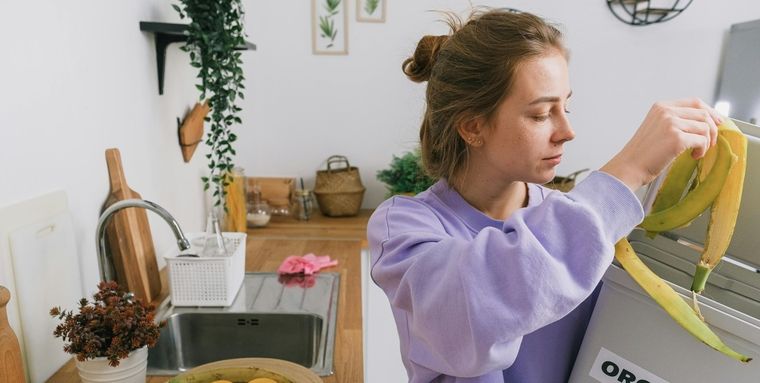 La cáscara de banana aporta potasio, magnesio, fósforo y calcio. Foto: pexels.com