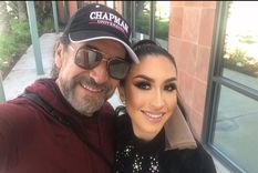 Marco Antonio Solís junto a su hija Beatriz Solís. Foto: Instagram