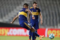 Rojo y Zárate en pleno partido Foto: Boca Juniors Rojo y Zárate en pleno partido Foto: Boca Juniors