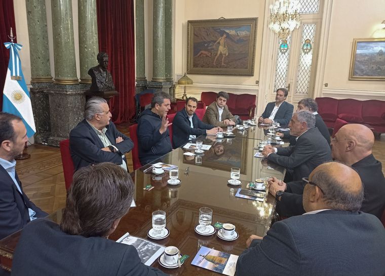 El encuentro de este miércoles Foto: TÉLAM