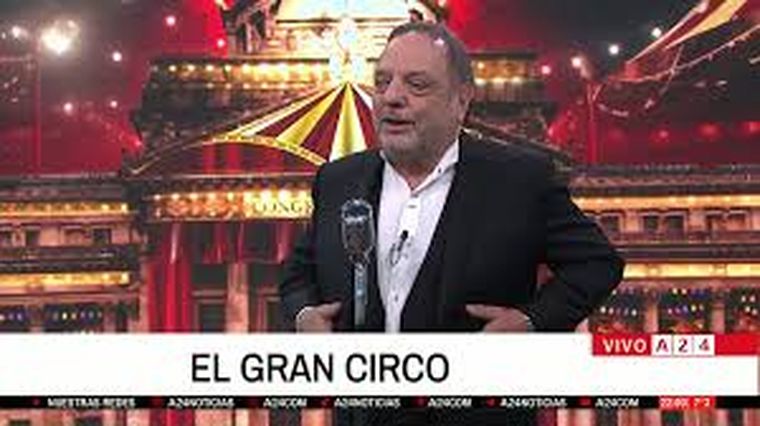 Baby Etchecopar y una desopilante confesión. Foto: captura de video A24.