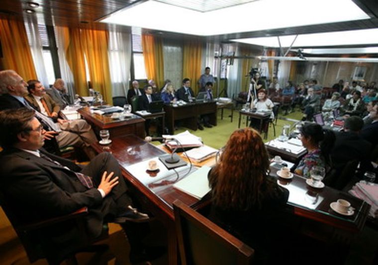 Vilma Rúpolo, durante su declaración. Foto: Gentileza Tribunales Federales