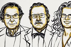 Roger Penrose, Reinhard Genzel y Andrea Ghez.
