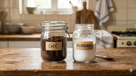 La mezcla de café y bicarbonato es un recurso de limpieza sustentable que permite reciclar desechos diarios. Foto: Archivo La mezcla de café y bicarbonato es un recurso de limpieza sustentable que permite reciclar desechos diarios. Foto: Archivo