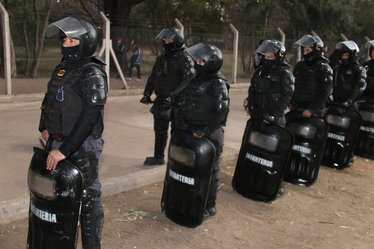 Unos 450 agentes estarán abocados al operativo de seguridad dentro del estadio y en las inmediaciones Foto: Ministerio de Seguridad de Mendoza