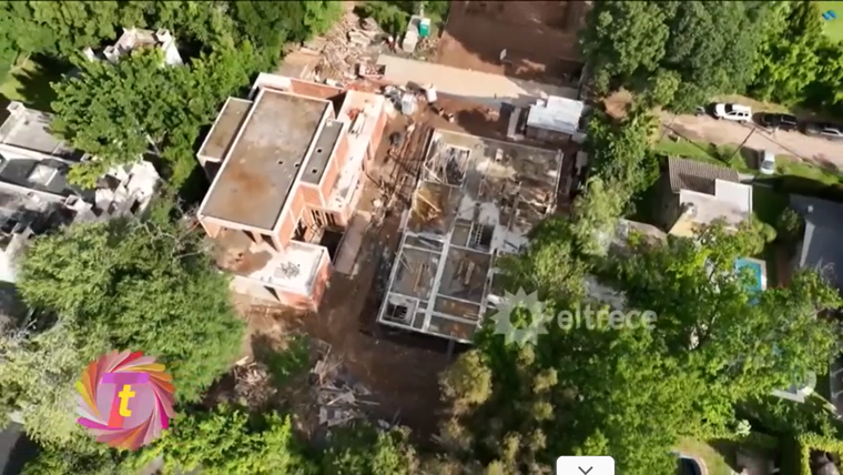 La construcción desde arriba. Créditos: Captura (eltrece) La construcción desde arriba. Créditos: Captura (eltrece)